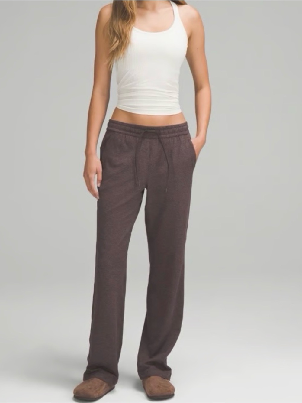 NWT Lululemon Soft Jersey Straight-Leg Mid-Rise Pant*Regular Size 4 in HHKS/HESO